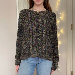 Multicolor Knit Sweater